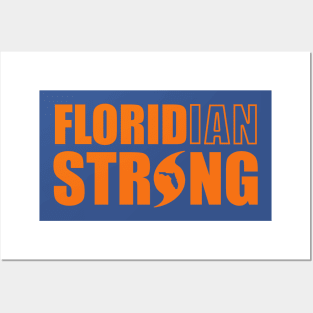 Floridian Strong - Orange Posters and Art